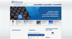 Desktop Screenshot of eternum.com.br