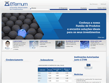 Tablet Screenshot of eternum.com.br